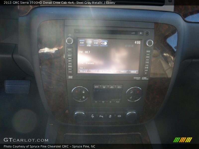 Steel Gray Metallic / Ebony 2013 GMC Sierra 3500HD Denali Crew Cab 4x4