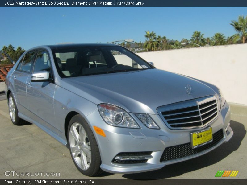 Diamond Silver Metallic / Ash/Dark Grey 2013 Mercedes-Benz E 350 Sedan