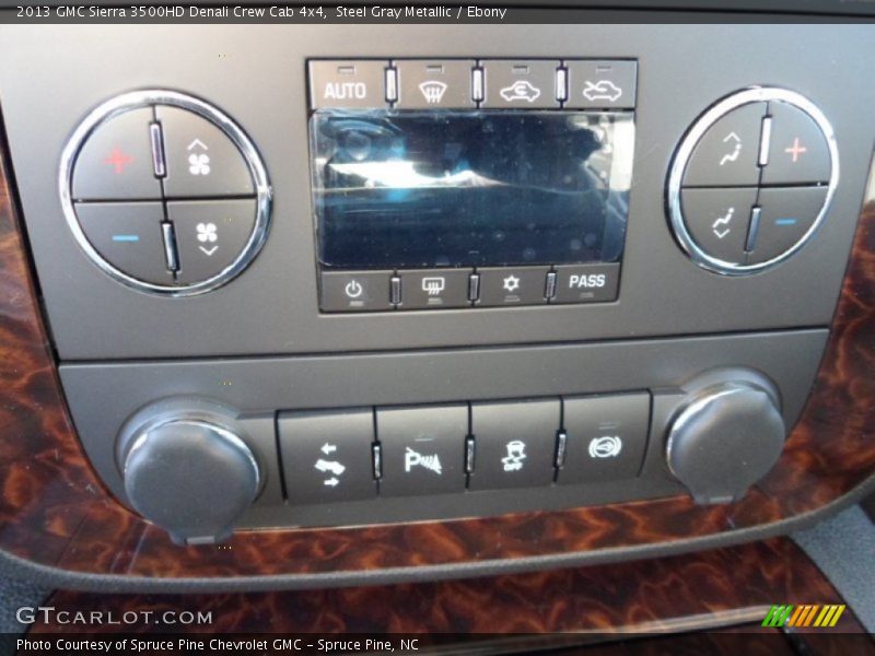 Steel Gray Metallic / Ebony 2013 GMC Sierra 3500HD Denali Crew Cab 4x4