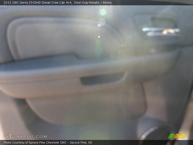 Steel Gray Metallic / Ebony 2013 GMC Sierra 3500HD Denali Crew Cab 4x4