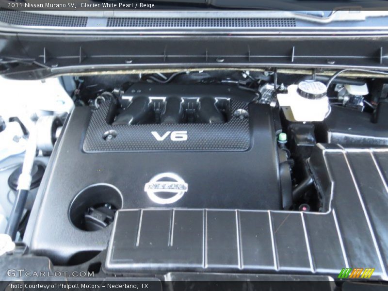 Glacier White Pearl / Beige 2011 Nissan Murano SV