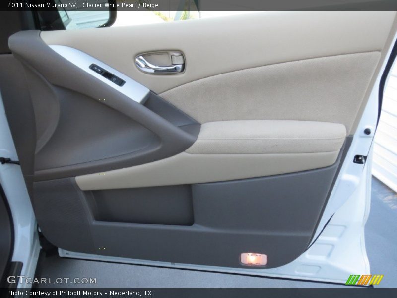 Glacier White Pearl / Beige 2011 Nissan Murano SV