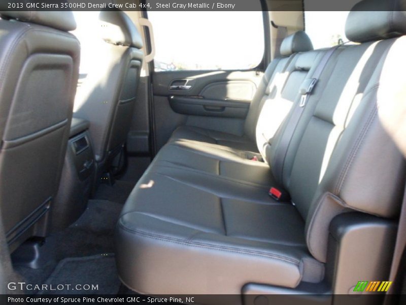 Steel Gray Metallic / Ebony 2013 GMC Sierra 3500HD Denali Crew Cab 4x4