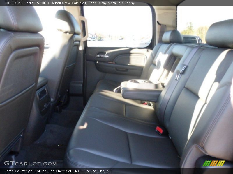 Steel Gray Metallic / Ebony 2013 GMC Sierra 3500HD Denali Crew Cab 4x4