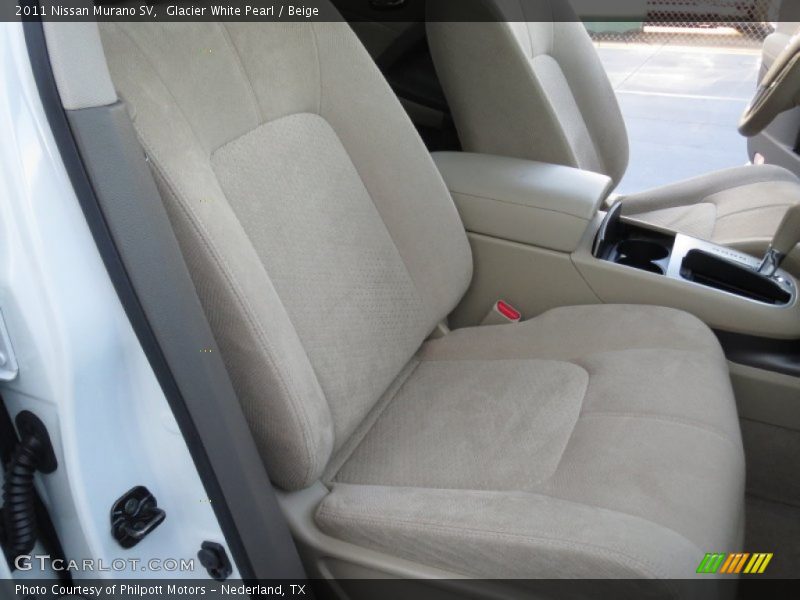 Glacier White Pearl / Beige 2011 Nissan Murano SV