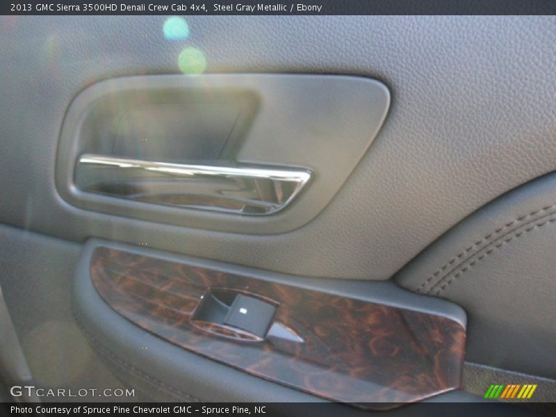 Steel Gray Metallic / Ebony 2013 GMC Sierra 3500HD Denali Crew Cab 4x4