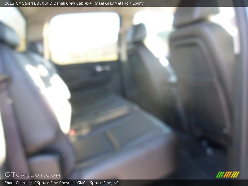 Steel Gray Metallic / Ebony 2013 GMC Sierra 3500HD Denali Crew Cab 4x4