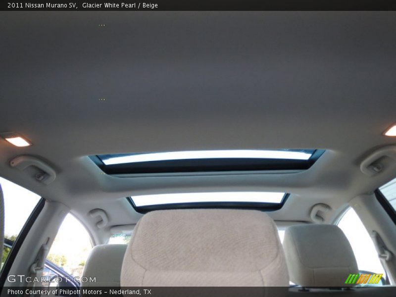 Glacier White Pearl / Beige 2011 Nissan Murano SV
