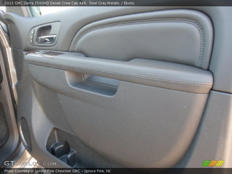 Steel Gray Metallic / Ebony 2013 GMC Sierra 3500HD Denali Crew Cab 4x4