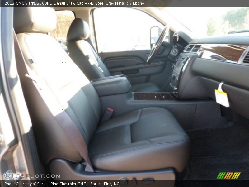Steel Gray Metallic / Ebony 2013 GMC Sierra 3500HD Denali Crew Cab 4x4