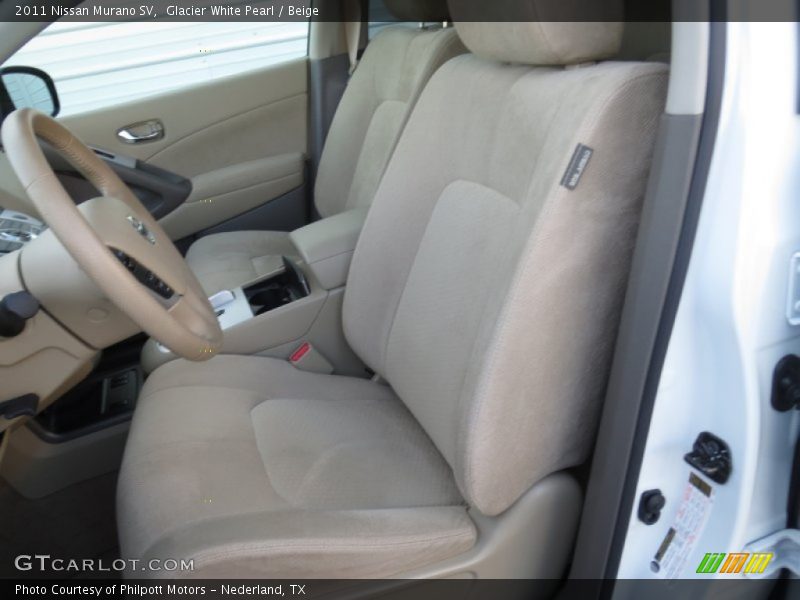 Glacier White Pearl / Beige 2011 Nissan Murano SV
