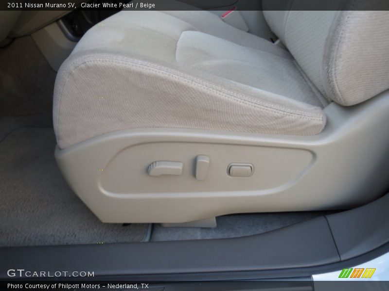 Glacier White Pearl / Beige 2011 Nissan Murano SV