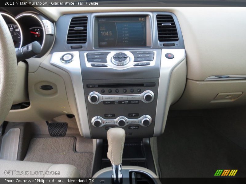 Glacier White Pearl / Beige 2011 Nissan Murano SV