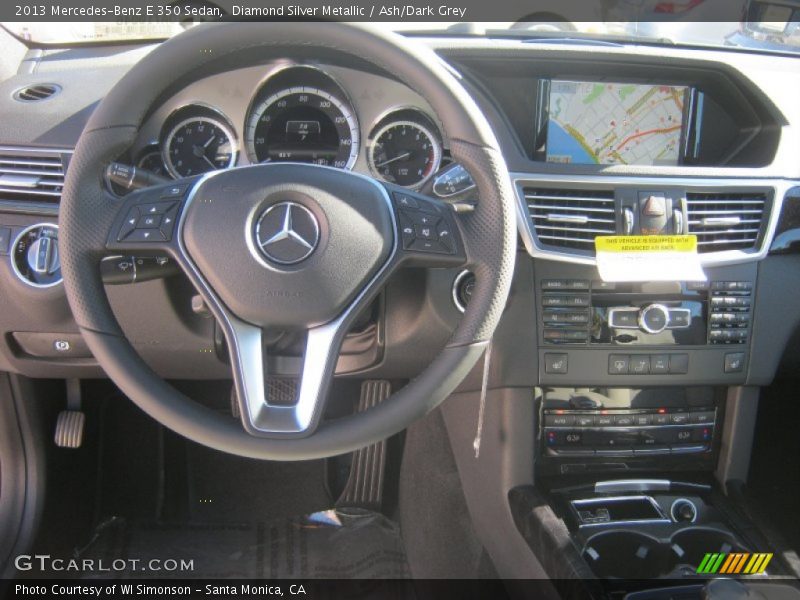 Diamond Silver Metallic / Ash/Dark Grey 2013 Mercedes-Benz E 350 Sedan