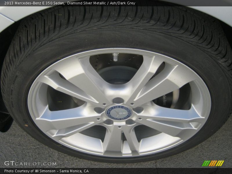 Diamond Silver Metallic / Ash/Dark Grey 2013 Mercedes-Benz E 350 Sedan
