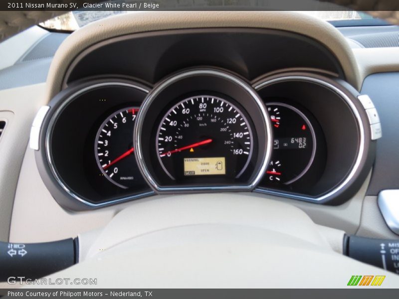 Glacier White Pearl / Beige 2011 Nissan Murano SV