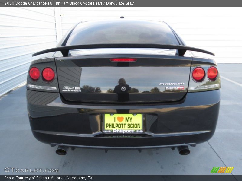 Brilliant Black Crystal Pearl / Dark Slate Gray 2010 Dodge Charger SRT8
