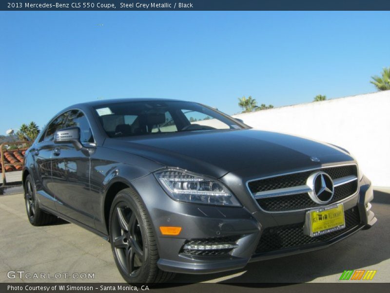 Steel Grey Metallic / Black 2013 Mercedes-Benz CLS 550 Coupe