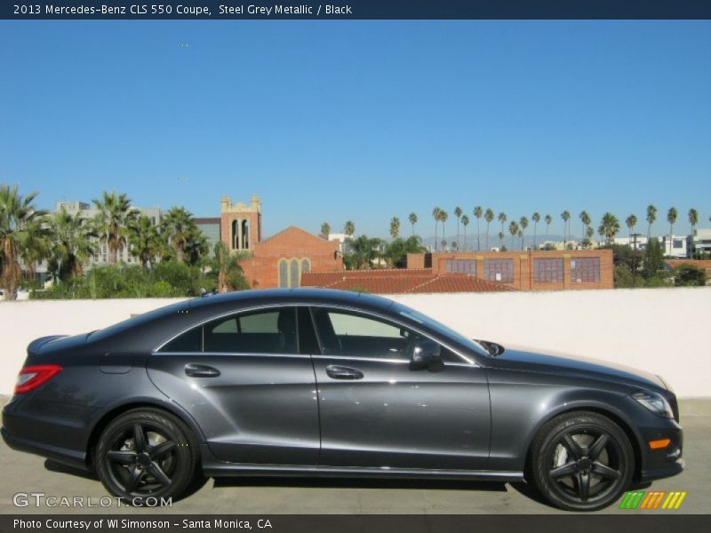 Steel Grey Metallic / Black 2013 Mercedes-Benz CLS 550 Coupe