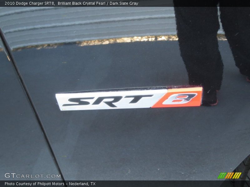 Brilliant Black Crystal Pearl / Dark Slate Gray 2010 Dodge Charger SRT8