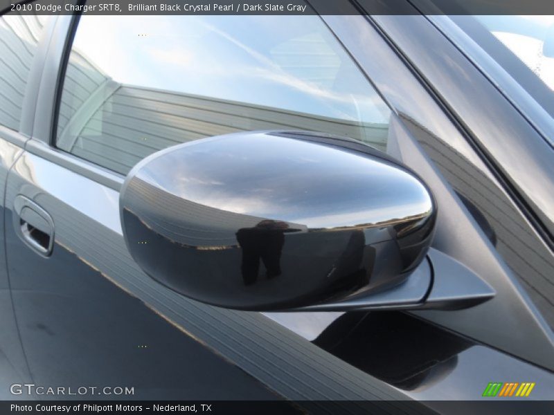 Brilliant Black Crystal Pearl / Dark Slate Gray 2010 Dodge Charger SRT8