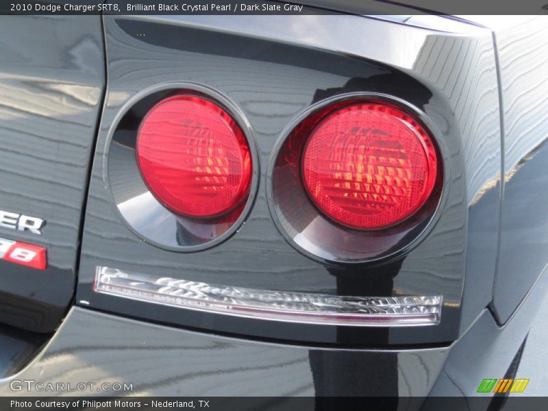Brilliant Black Crystal Pearl / Dark Slate Gray 2010 Dodge Charger SRT8