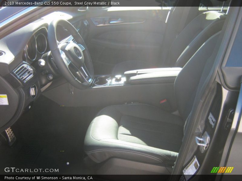 Steel Grey Metallic / Black 2013 Mercedes-Benz CLS 550 Coupe
