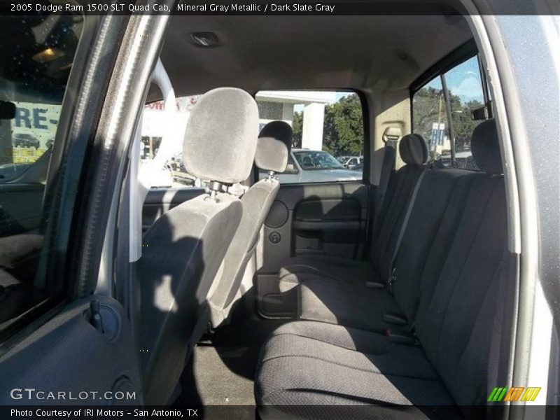 Mineral Gray Metallic / Dark Slate Gray 2005 Dodge Ram 1500 SLT Quad Cab