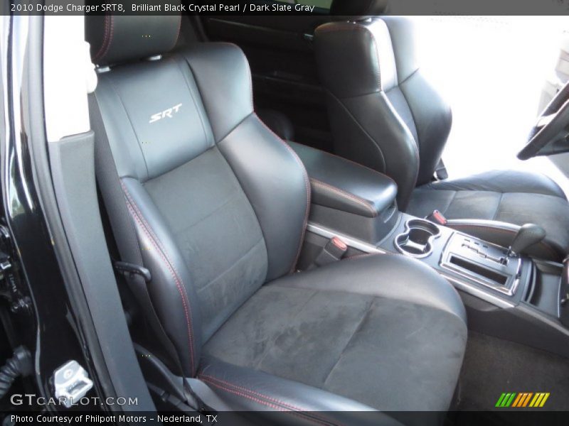 Brilliant Black Crystal Pearl / Dark Slate Gray 2010 Dodge Charger SRT8