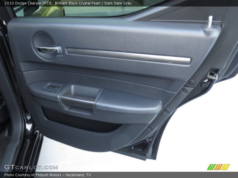 Brilliant Black Crystal Pearl / Dark Slate Gray 2010 Dodge Charger SRT8