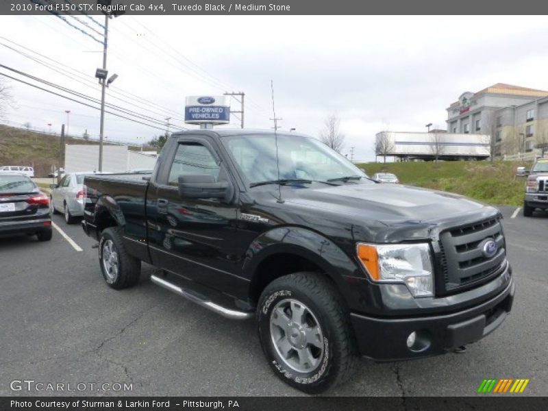 Tuxedo Black / Medium Stone 2010 Ford F150 STX Regular Cab 4x4