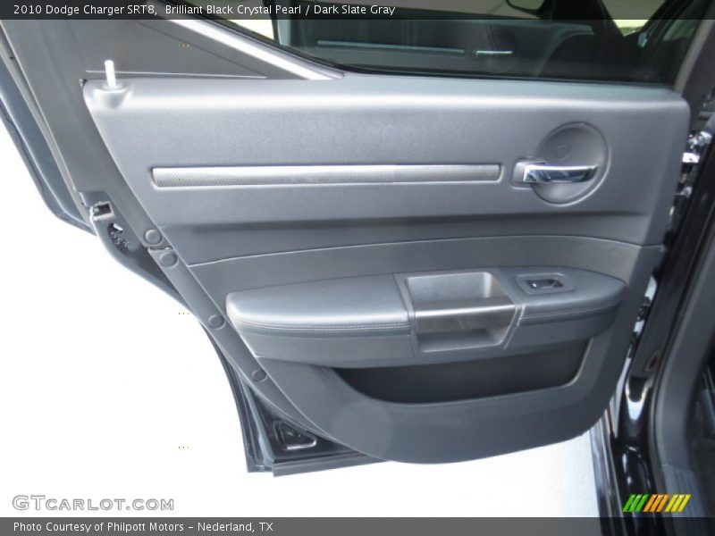 Brilliant Black Crystal Pearl / Dark Slate Gray 2010 Dodge Charger SRT8