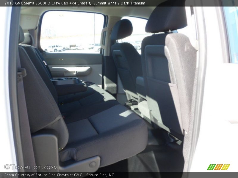 Summit White / Dark Titanium 2013 GMC Sierra 3500HD Crew Cab 4x4 Chassis