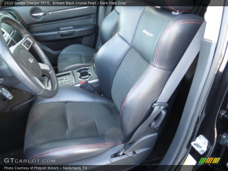 Front Seat of 2010 Charger SRT8