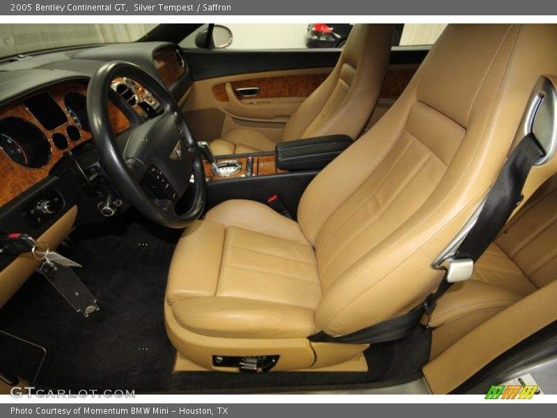Silver Tempest / Saffron 2005 Bentley Continental GT