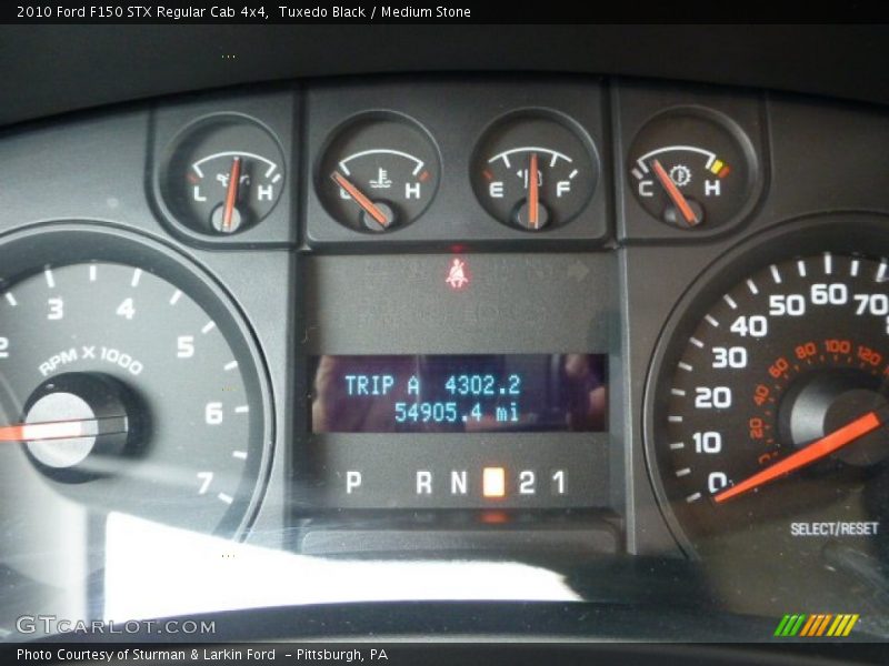  2010 F150 STX Regular Cab 4x4 STX Regular Cab 4x4 Gauges