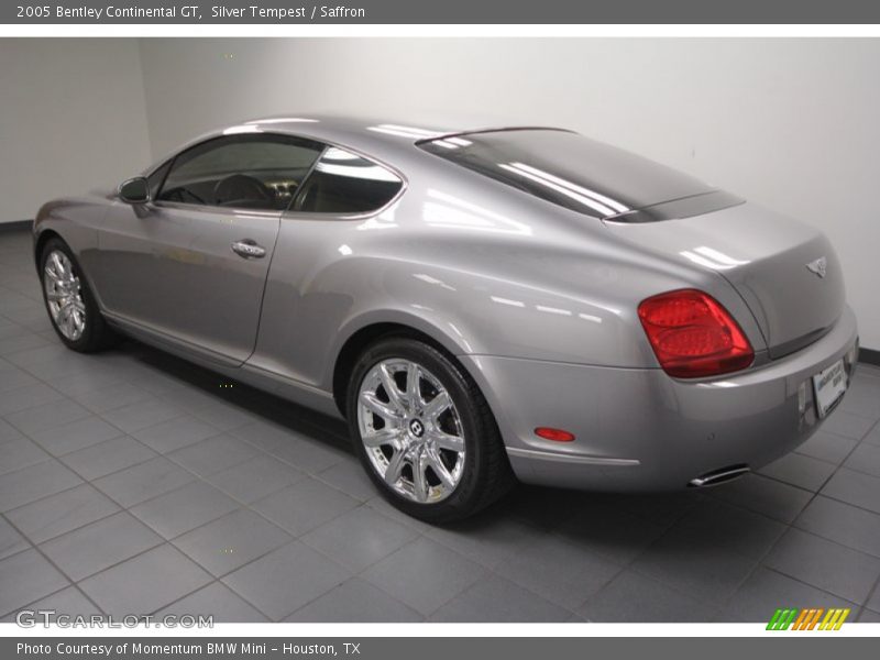 Silver Tempest / Saffron 2005 Bentley Continental GT