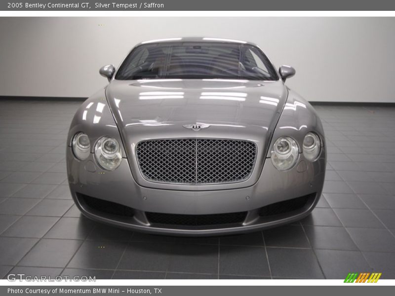 Silver Tempest / Saffron 2005 Bentley Continental GT