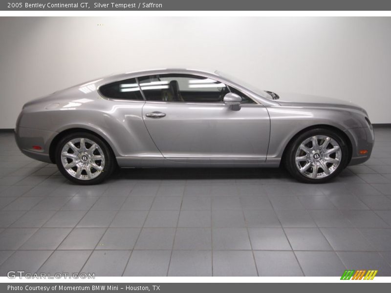 Silver Tempest / Saffron 2005 Bentley Continental GT