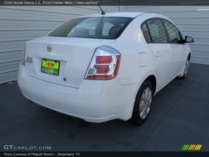 Fresh Powder White / Charcoal/Steel 2008 Nissan Sentra 2.0