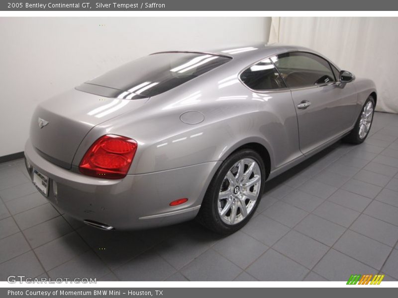 Silver Tempest / Saffron 2005 Bentley Continental GT