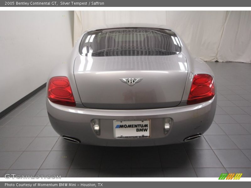 Silver Tempest / Saffron 2005 Bentley Continental GT