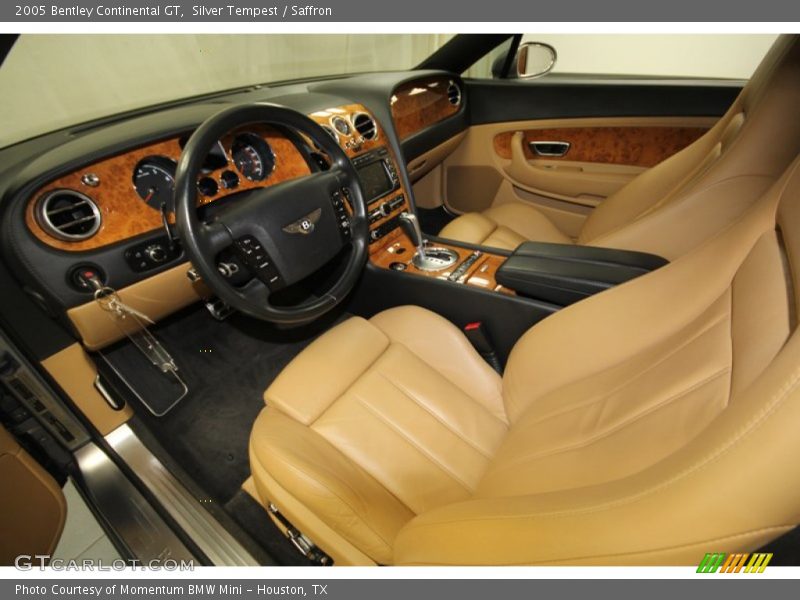 Silver Tempest / Saffron 2005 Bentley Continental GT