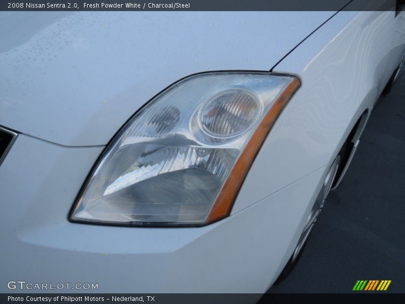 Fresh Powder White / Charcoal/Steel 2008 Nissan Sentra 2.0