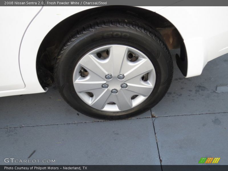 Fresh Powder White / Charcoal/Steel 2008 Nissan Sentra 2.0