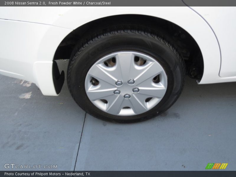 Fresh Powder White / Charcoal/Steel 2008 Nissan Sentra 2.0