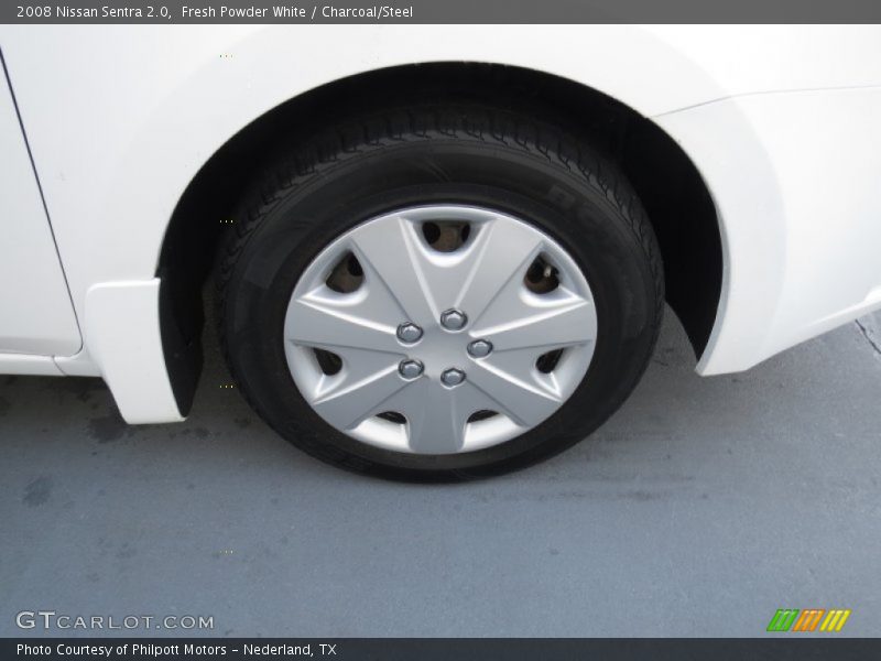 Fresh Powder White / Charcoal/Steel 2008 Nissan Sentra 2.0