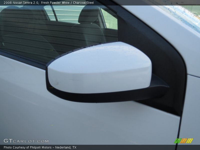 Fresh Powder White / Charcoal/Steel 2008 Nissan Sentra 2.0
