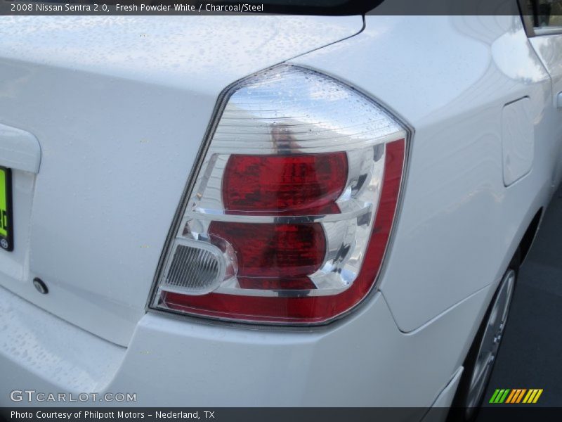Fresh Powder White / Charcoal/Steel 2008 Nissan Sentra 2.0