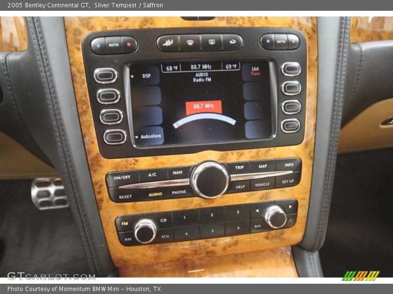 Silver Tempest / Saffron 2005 Bentley Continental GT